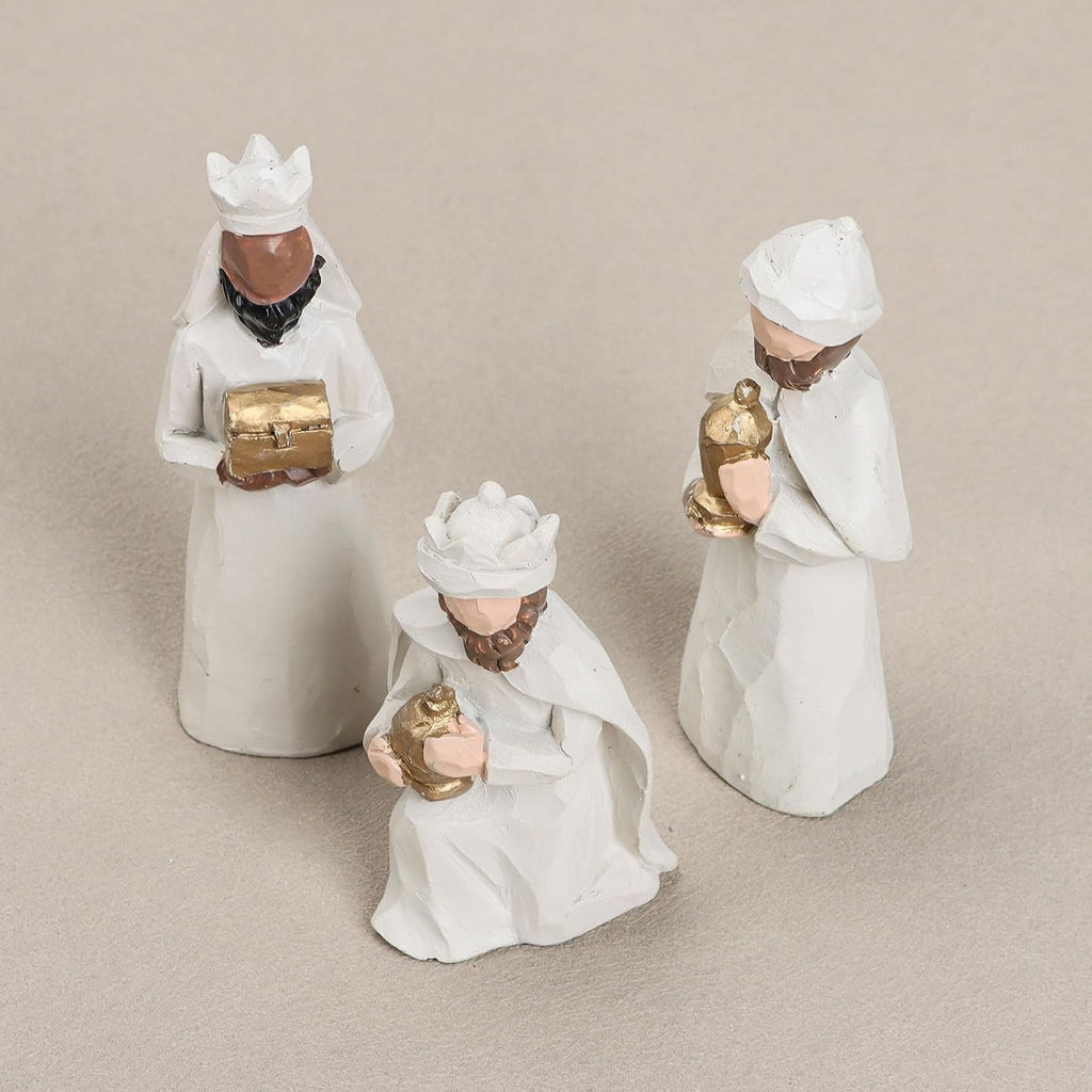 Nativity Set Indoor Christmas Decoration- 13 Pieces Nativity Scene with Manger for Nativity Scene Indoor Use, The Nativity Story Figures- Christian Religious Nativity Sets & Figures (Classic)
